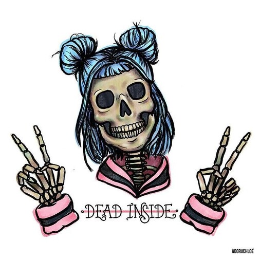 Dead Inside - Enamel Pin 